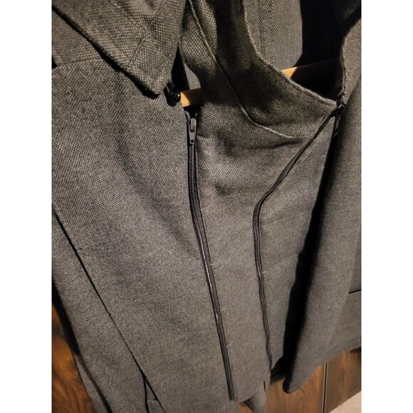 NWT Giasone Austin Hood Birdseye Grey 44 Reg Jacket with Detachable Bib and Hood - Picture 2 of 10